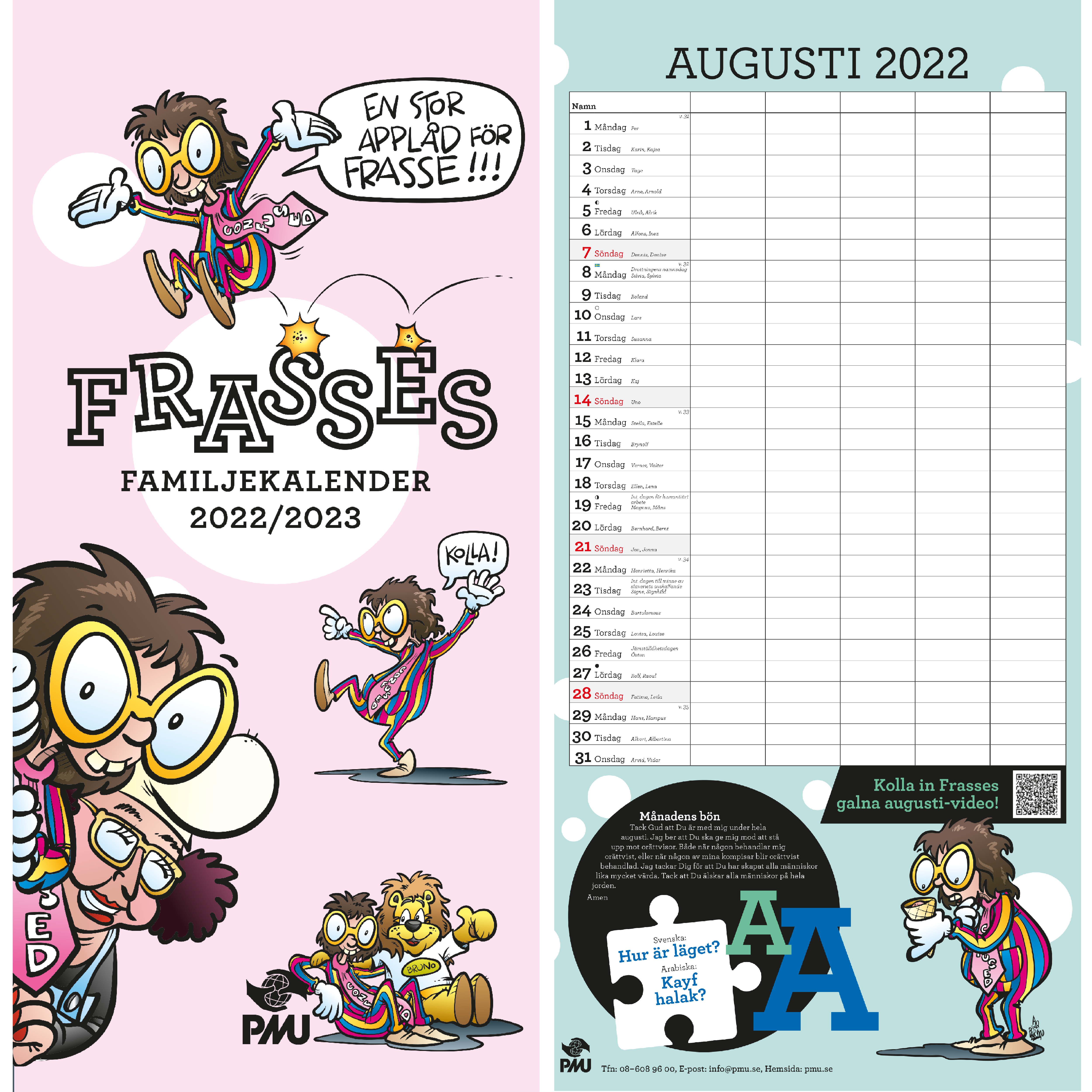 Frasses familjekalender